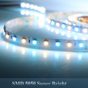 LEDENET® 16.4ft Double Row 600LEDs SMD 5050 LED Flexible Strip Lighting DC  12V LED Light Strip White 6000K Dimmable Light Waterproof IP67 Outdoor Use